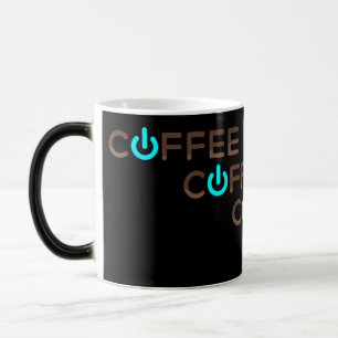 Kaffee Power (blau) Verwandlungstasse