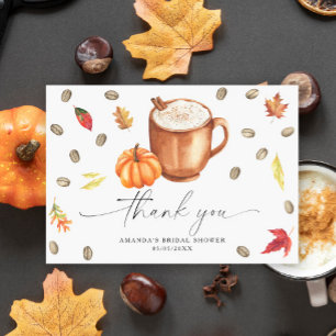 Kaffee Pumpkin Danke Brautparty