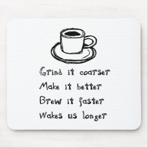 Kaffee Punk Mousepad
