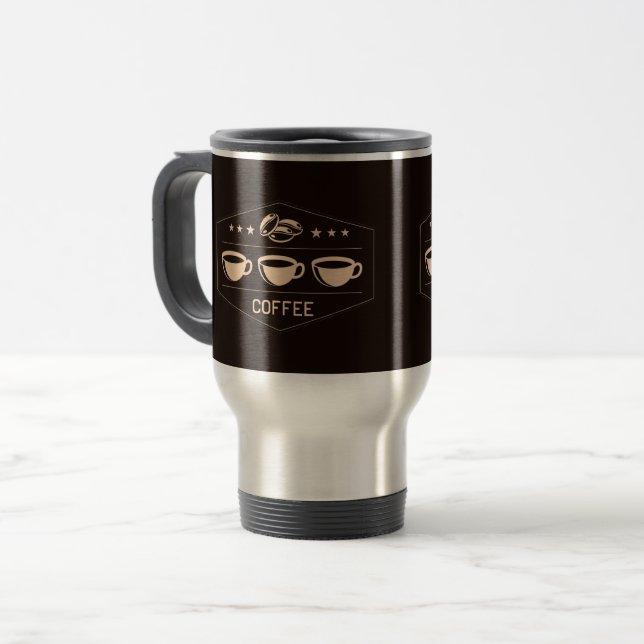 Kaffee Reisebecher (Vorderseite Links)