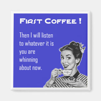 Kaffee Retro - Magnet
