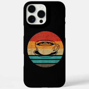 Kaffee Retro-Stil Vintage iPhone 16 Pro Max Hülle