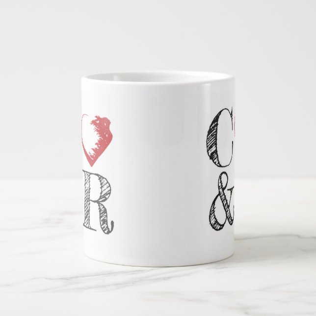 Kaffee & Revolution Große Tasse (Vorderseite)