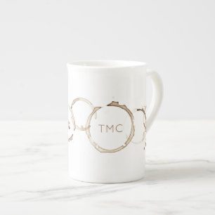 KAFFEE Rings INITIALS Artisan Morning Fun Prozellantasse