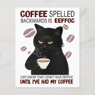 Kaffee rückwärts geschrieben ist Eeffoc einfach wi