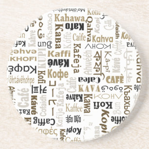Kaffee Sandstein Untersetzer
