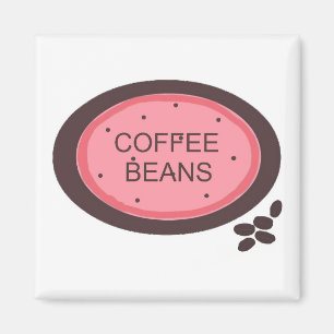 Kaffee-Schild Magnet