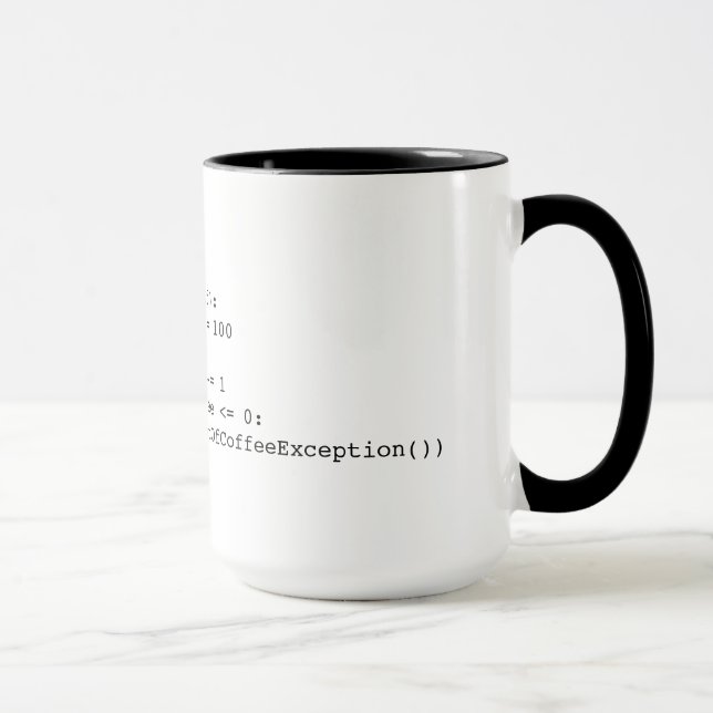 Kaffee-Schleife Tasse (Rechts)