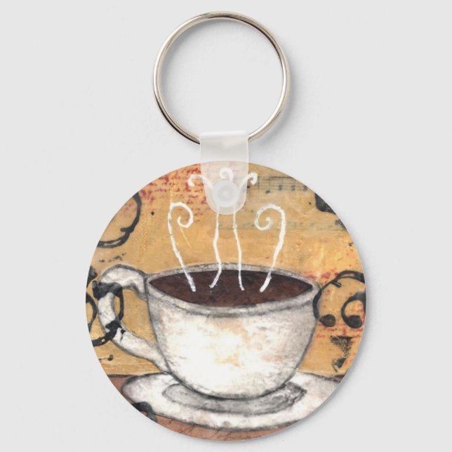 Kaffee-Schlüsselanhänger Schlüsselanhänger (Vorderseite)