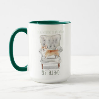 Kaffee schmeckt besser...Corgi Tasse