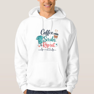 Kaffee. Schrubben. Wiederholen. Hoodie