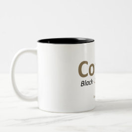 Kaffee, schwarz 11 oz Zwei Tone Funny Mug Zweifarbige Tasse