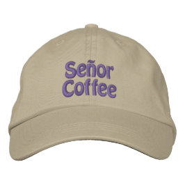 KAFFEE SEÑOR BESTICKTE BASEBALLKAPPE