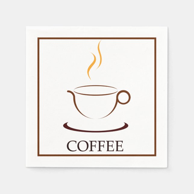 Kaffee Serviette (Vorderseite)