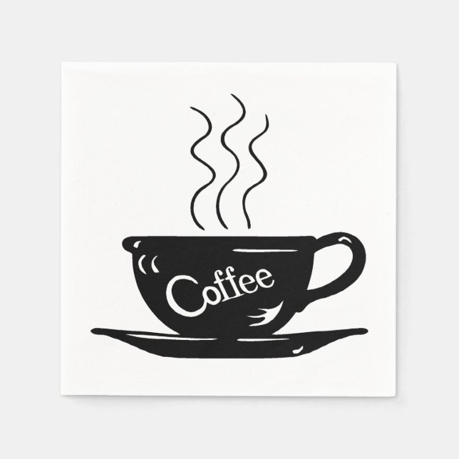 Kaffee Serviette (Vorderseite)