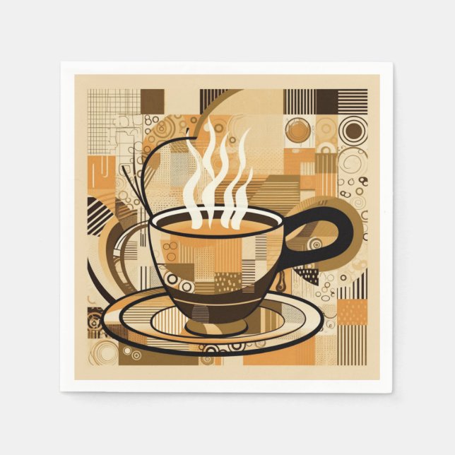 Kaffee Serviette (Vorderseite)