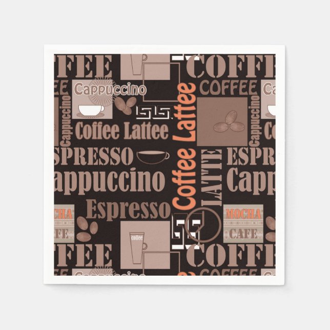 Kaffee Serviette (Vorderseite)