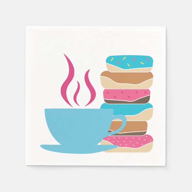 Kaffee-Shop Serviette (Vorderseite)
