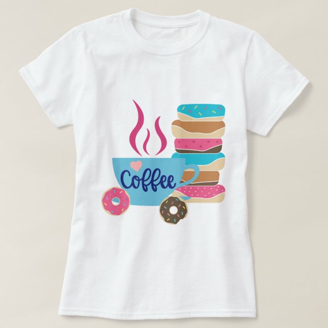 Kaffee-Shop T-Shirt (Design vorne)