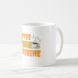 Kaffee & Sonnenschein – Positive Morgen-Vibes Kaffeetasse