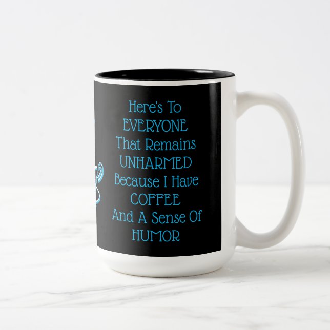 Kaffee-Spaß Zweifarbige Tasse (Rechts)