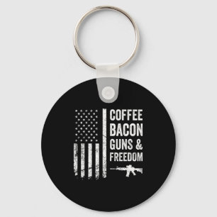 Kaffee Speck Waffen & Dom - Bbq Grill Lustige Schlüsselanhänger