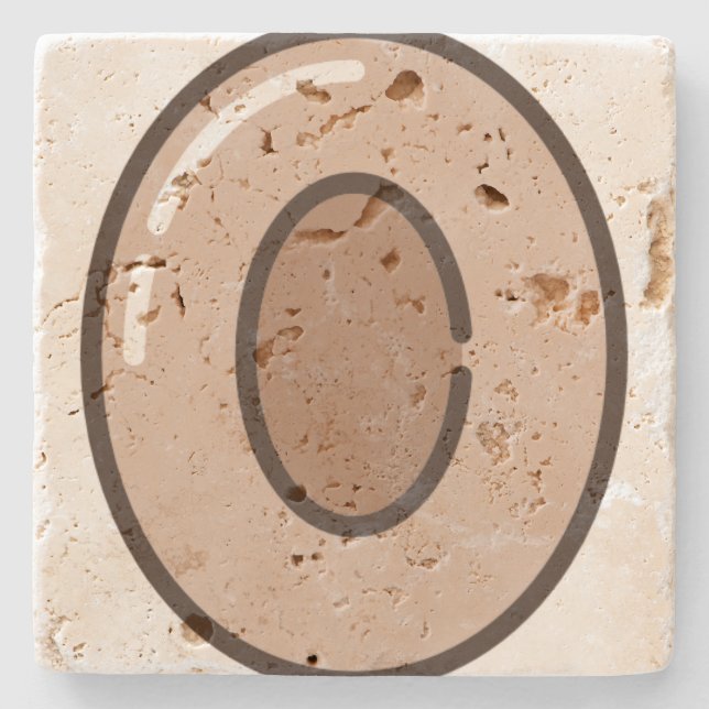 Kaffee Steinuntersetzer (Vorderseite)