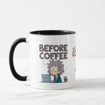 Kaffee-Stimmungs-Vektor-Kunst vor, während und nac