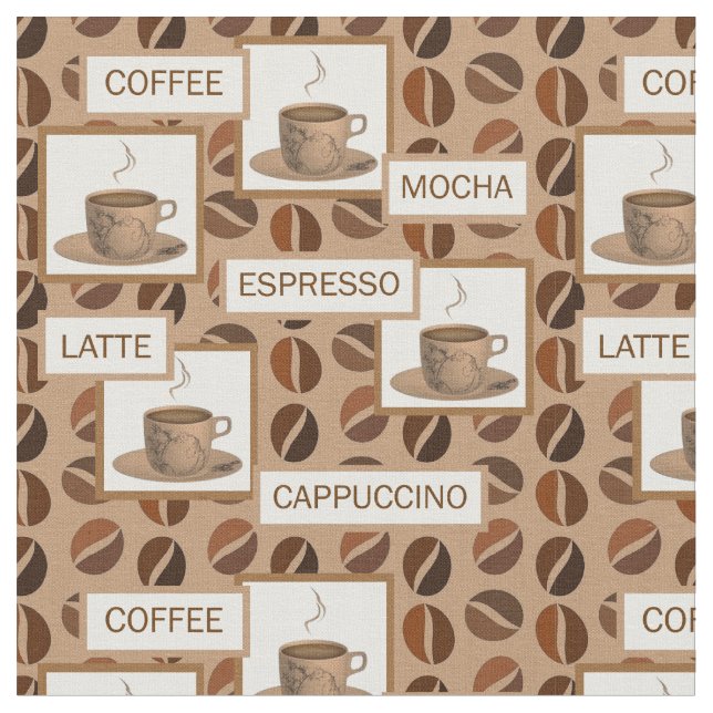 Kaffee Stoff (Nahaufnahme)