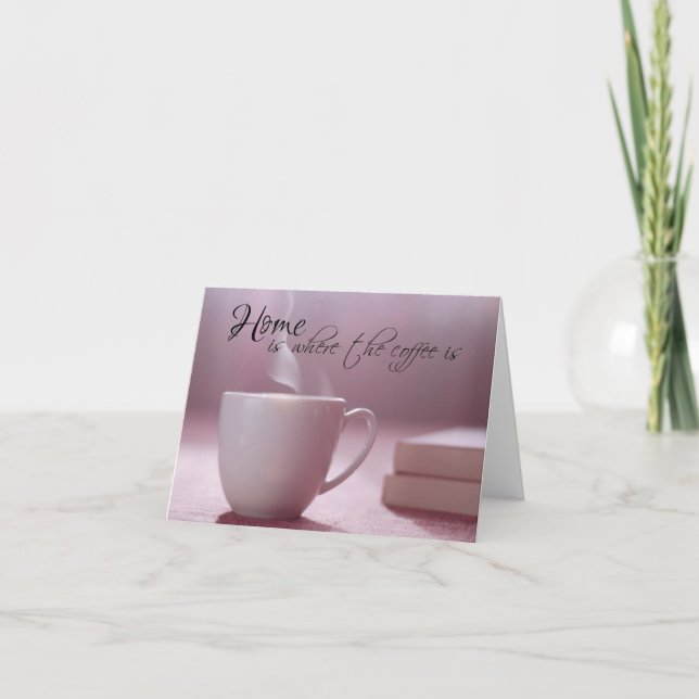 Kaffee Sweet Coffee Mitteilungskarten (Vorderseite)