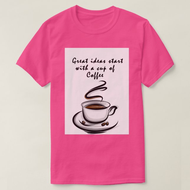 Kaffee t 3 T-Shirt (Design vorne)