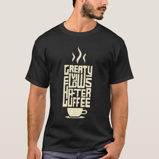 Kaffee T-Shirt (Vorderseite)