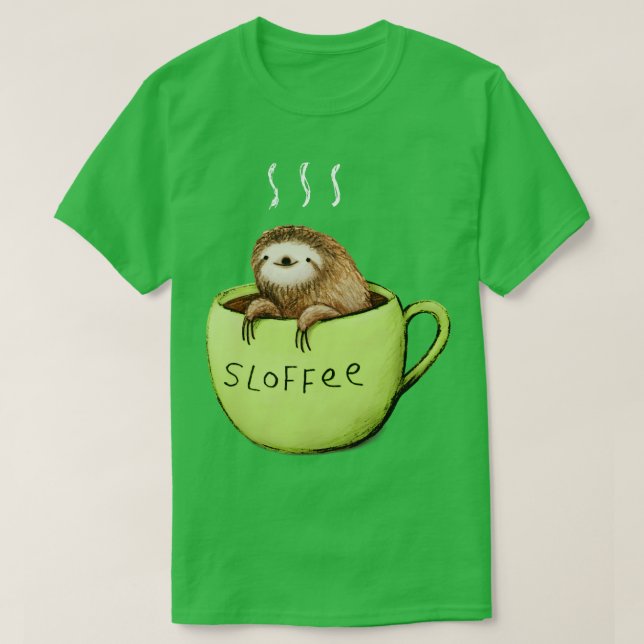 Kaffee T-Shirt (Design vorne)