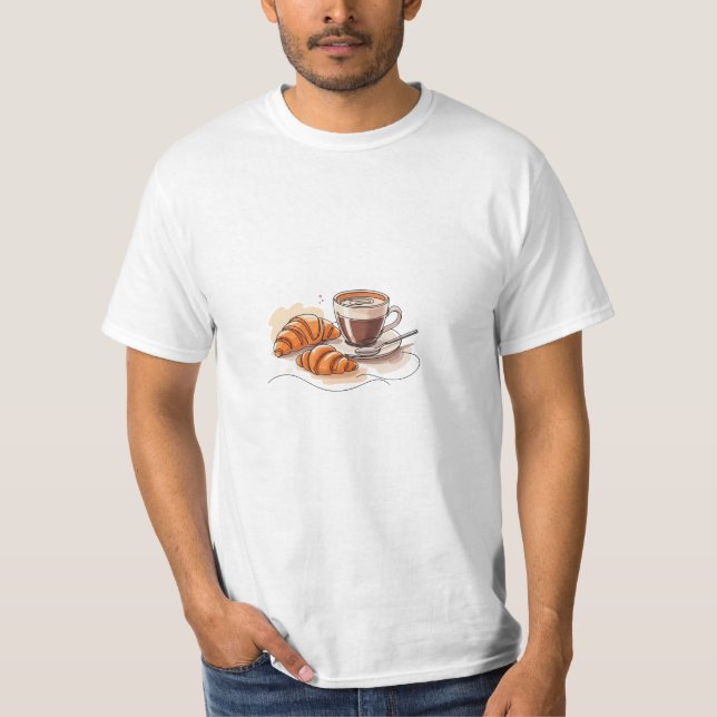 Kaffee T-Shirt (Vorderseite)