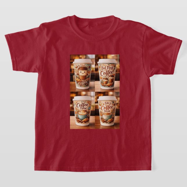 Kaffee-T-Shirt T-Shirt (Ablage )