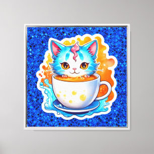 Kaffee-Tasse-94678 Leinwanddruck