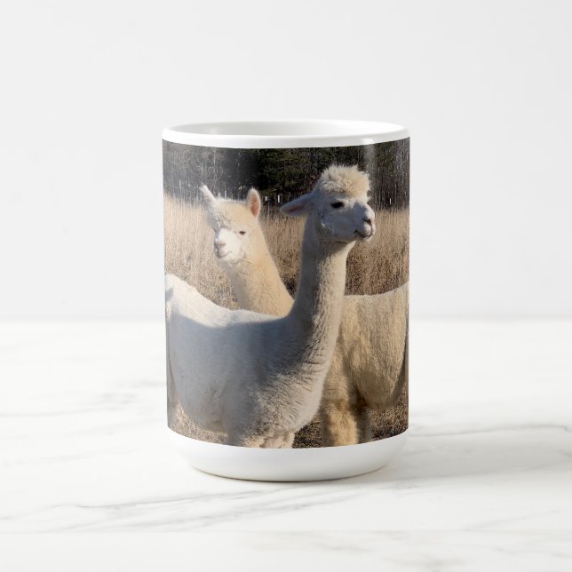 Kaffee Tasse - Alpacas Abby & Bailey (Mittel)