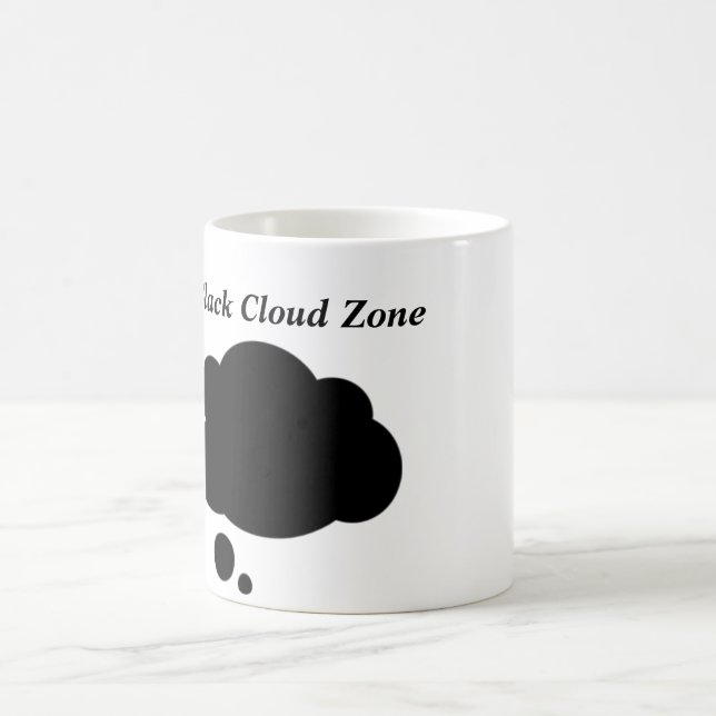 KAFFEE-TASSE, ANTInegativität, SCHWARZE ANTIWOLKE, Kaffeetasse (Mittel)