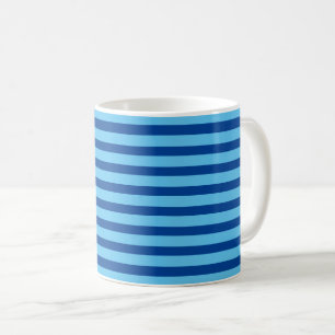 Kaffee Tasse-blaue Streifen Kaffeetasse