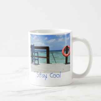 Kaffee-Tasse, bleibe cool Kaffeetasse