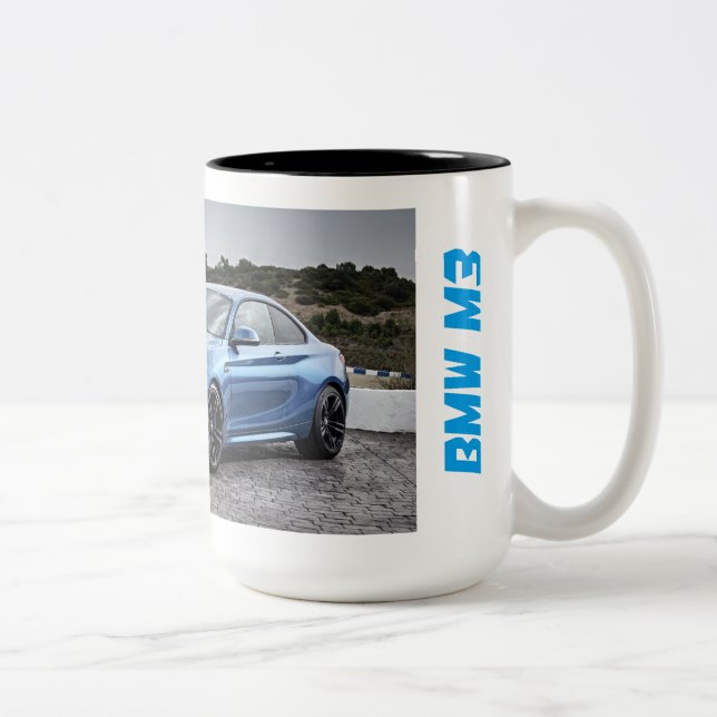 Kaffee-Tasse BMW M3 Zweifarbige Tasse (Rechts)