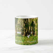 Kaffee-Tasse - Caddo Lake Cypress & Bird-001