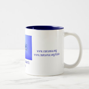 Kaffee-Tasse, Charcot-Marie-Zahn Krankheit Zweifarbige Tasse