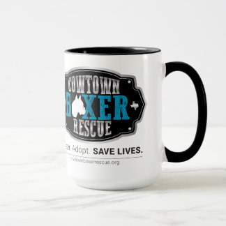 Kaffee-Tasse der Cowtown Boxer-Rettungs-20oz Tasse