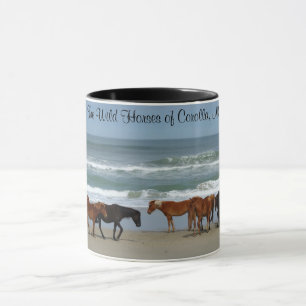 Kaffee-Tasse der wilde Pferdeäußere Bank-OBX Tasse