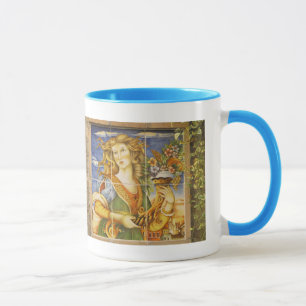 Kaffee-Tasse--Deruta Fliesen-Dame Tasse