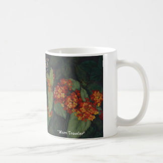 Kaffee-Tasse "des getragenen Reisenden" Kaffeetasse