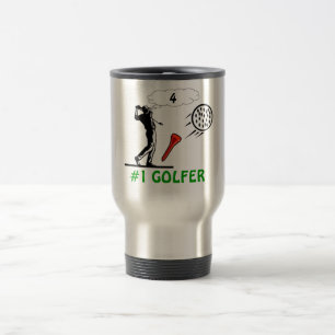 Kaffee-Tasse des Golfspielers #1 Reisebecher