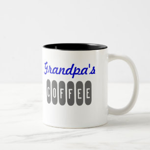 Kaffee-Tasse des Großvaters Zweifarbige Tasse