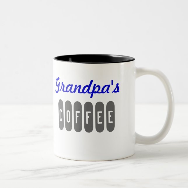 Kaffee-Tasse des Großvaters Zweifarbige Tasse (Rechts)